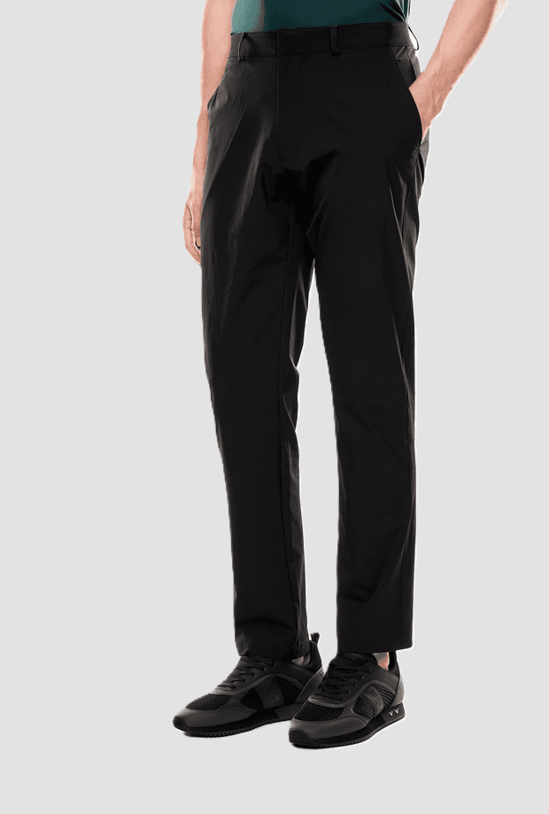 EA7 pantalone in tessuto tecnico uomo nero - 2