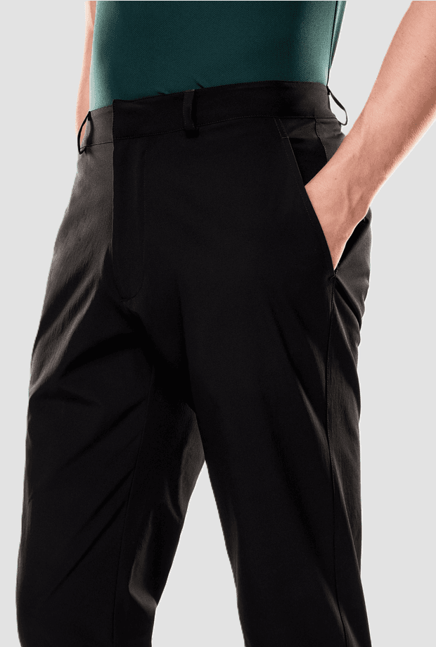 EA7 pantalone in tessuto tecnico uomo nero - 3