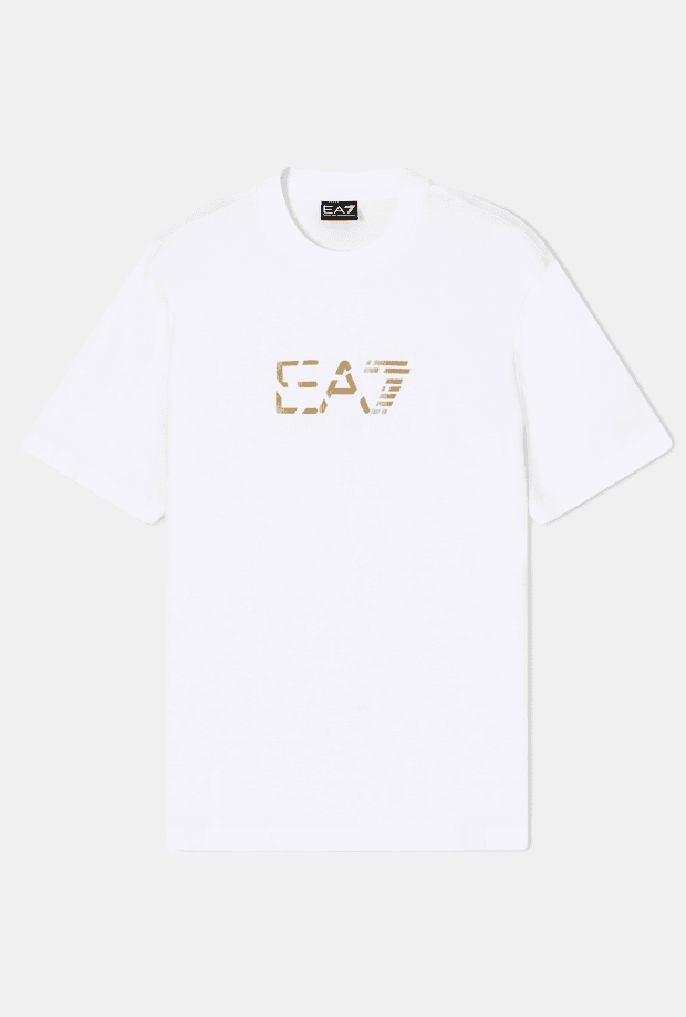 EA7 t-shirt con logo uomo bianco – OTHER