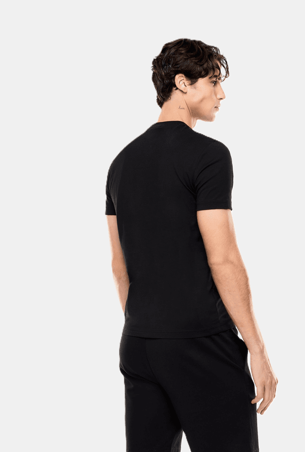 EA7 t-shirt slim fit uomo nero - 3