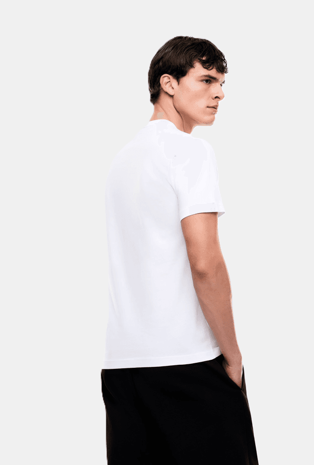 EA7 t-shirt slim fit uomo bianco - 3