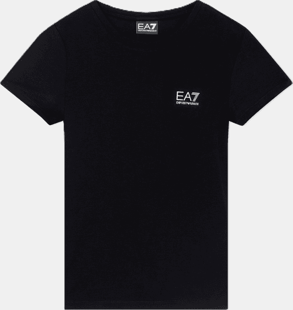 EA7 t-shirt in tessuto tecnico donna nero