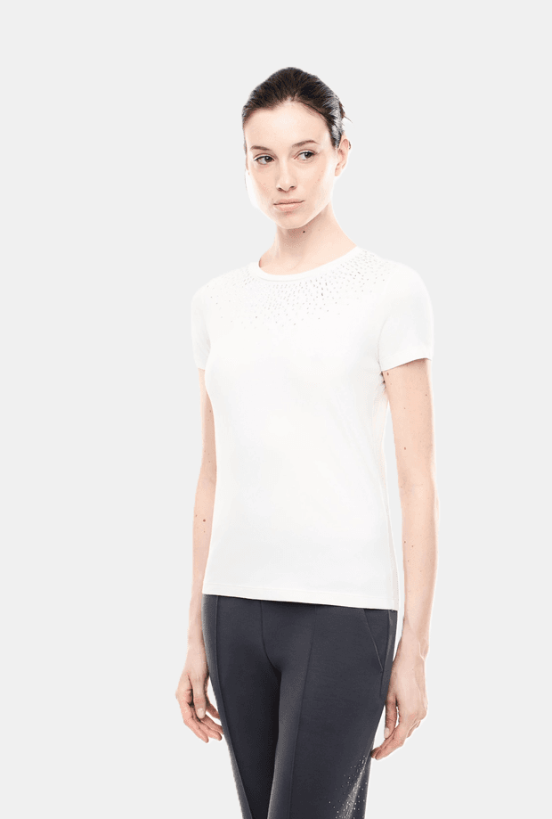 EA7 t-shirt precious donna bianco - 4