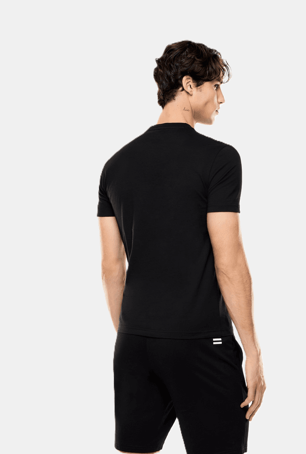 EA7 t-shirt slim fit uomo nero - 3