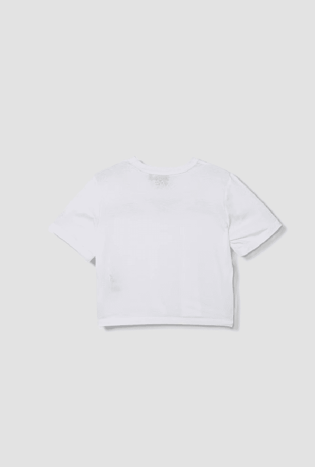 EA7 t-shirt bambina bianco - 2