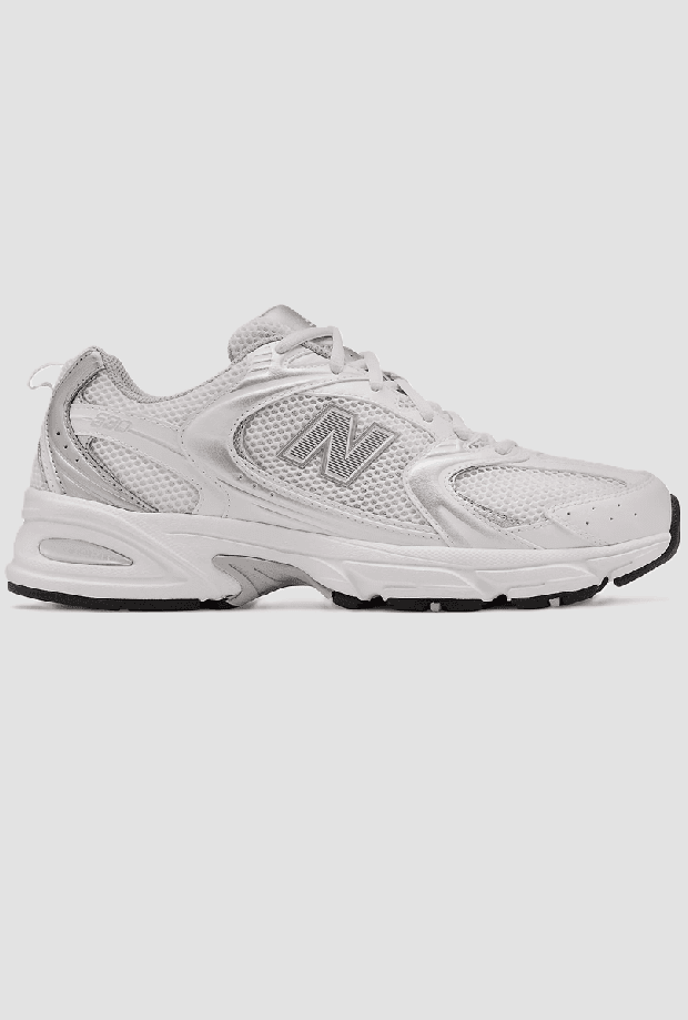 NEW BALANCE scarpe unisex bianco-argento - 5