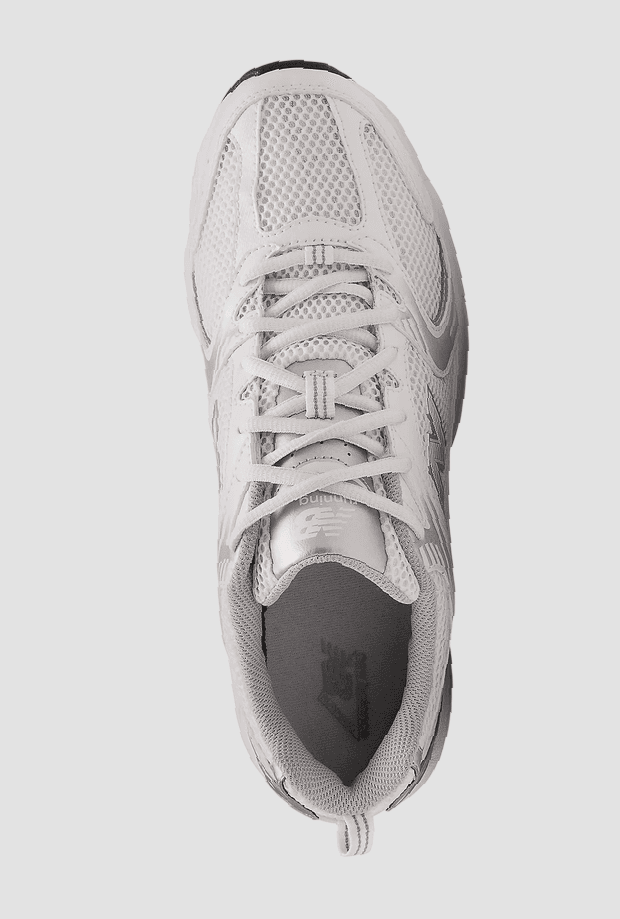 NEW BALANCE scarpe unisex bianco-argento - 2