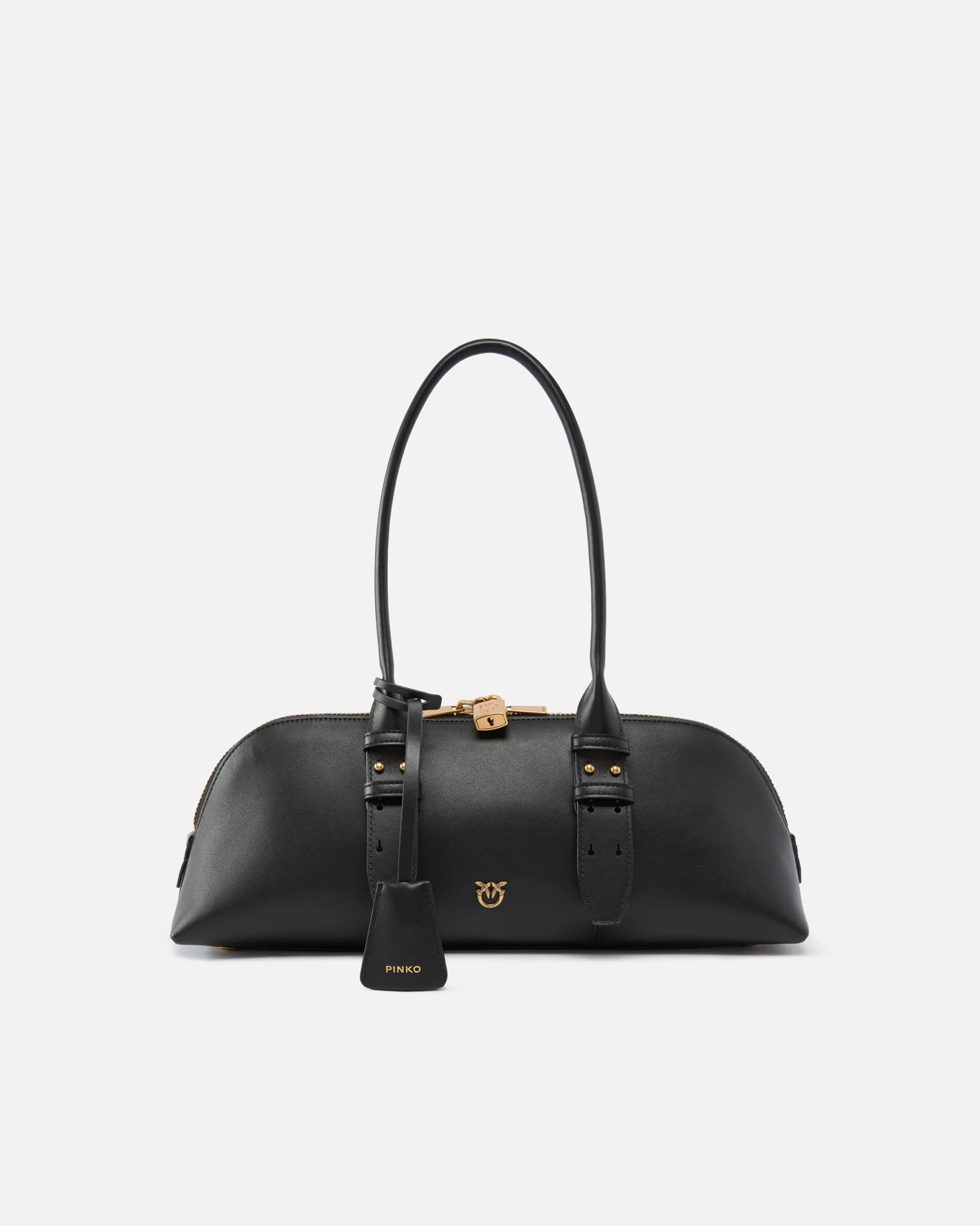 Pinko Borsa Donna PINKO grande a spalla Escape Bag Horizontal in pelle