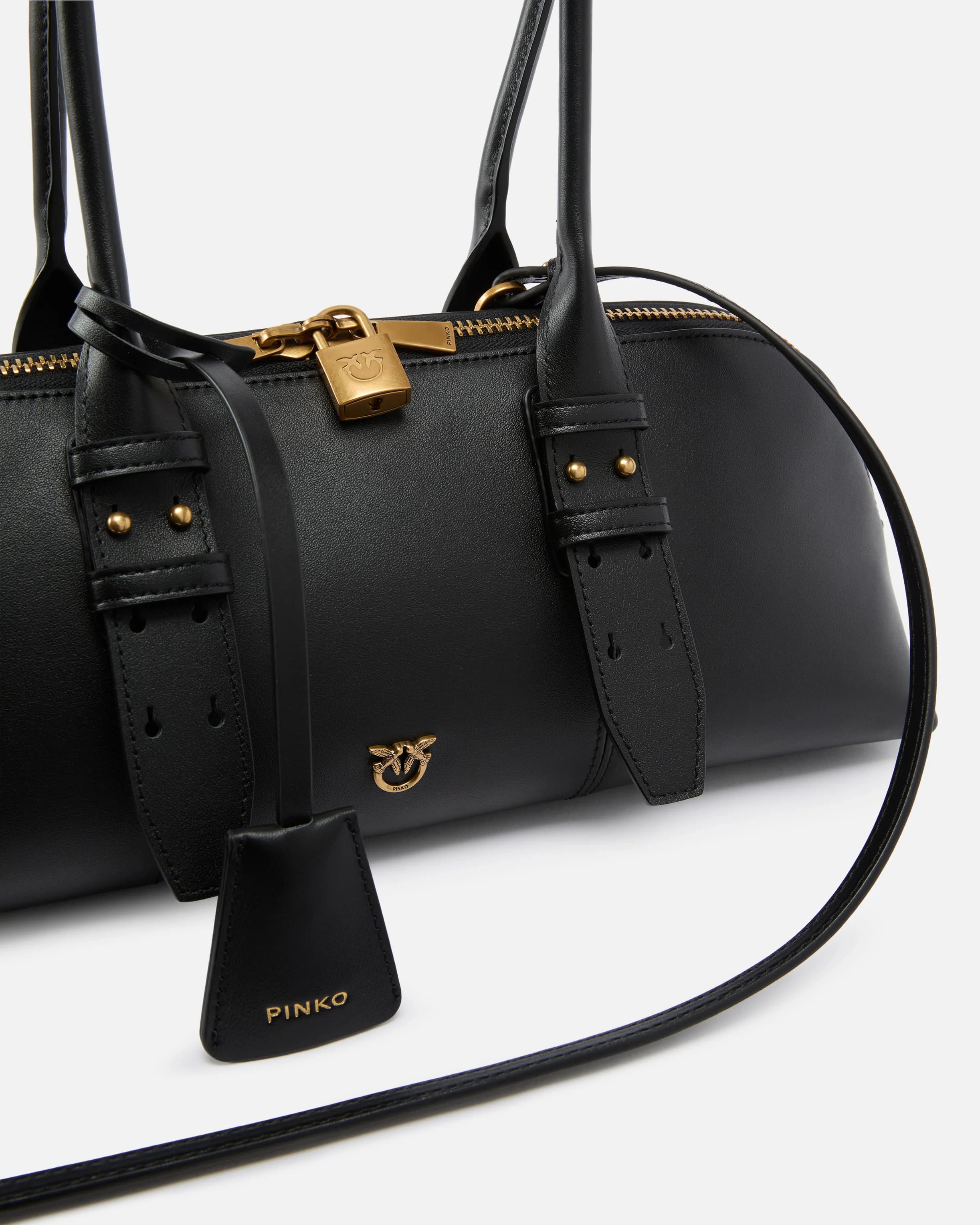 Pinko Borsa Donna PINKO grande a spalla Escape Bag Horizontal in pelle - 3