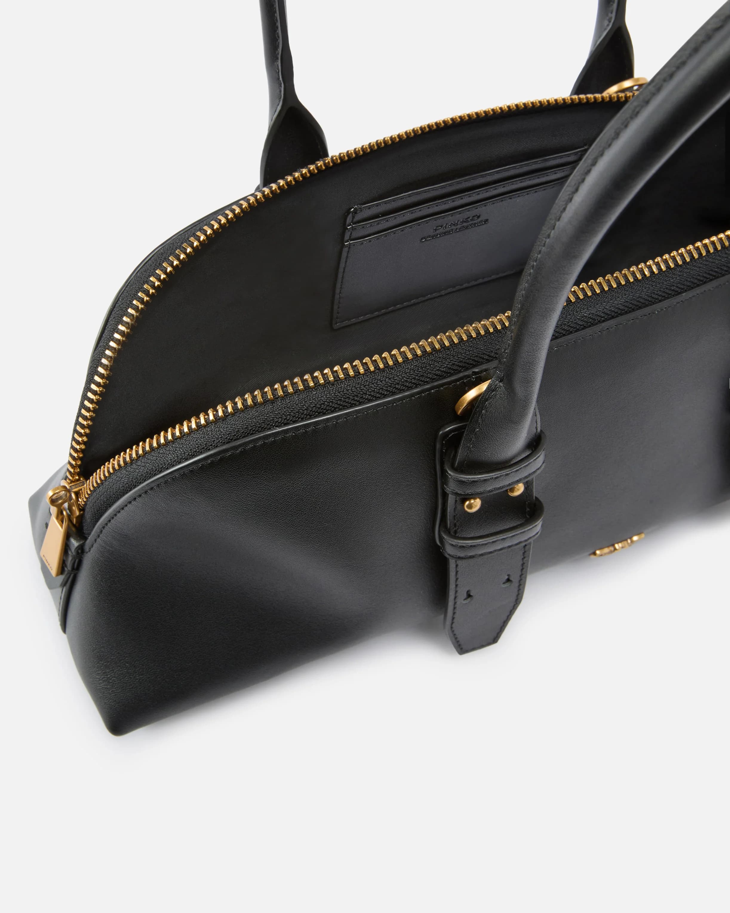Pinko Borsa Donna PINKO grande a spalla Escape Bag Horizontal in pelle - 4
