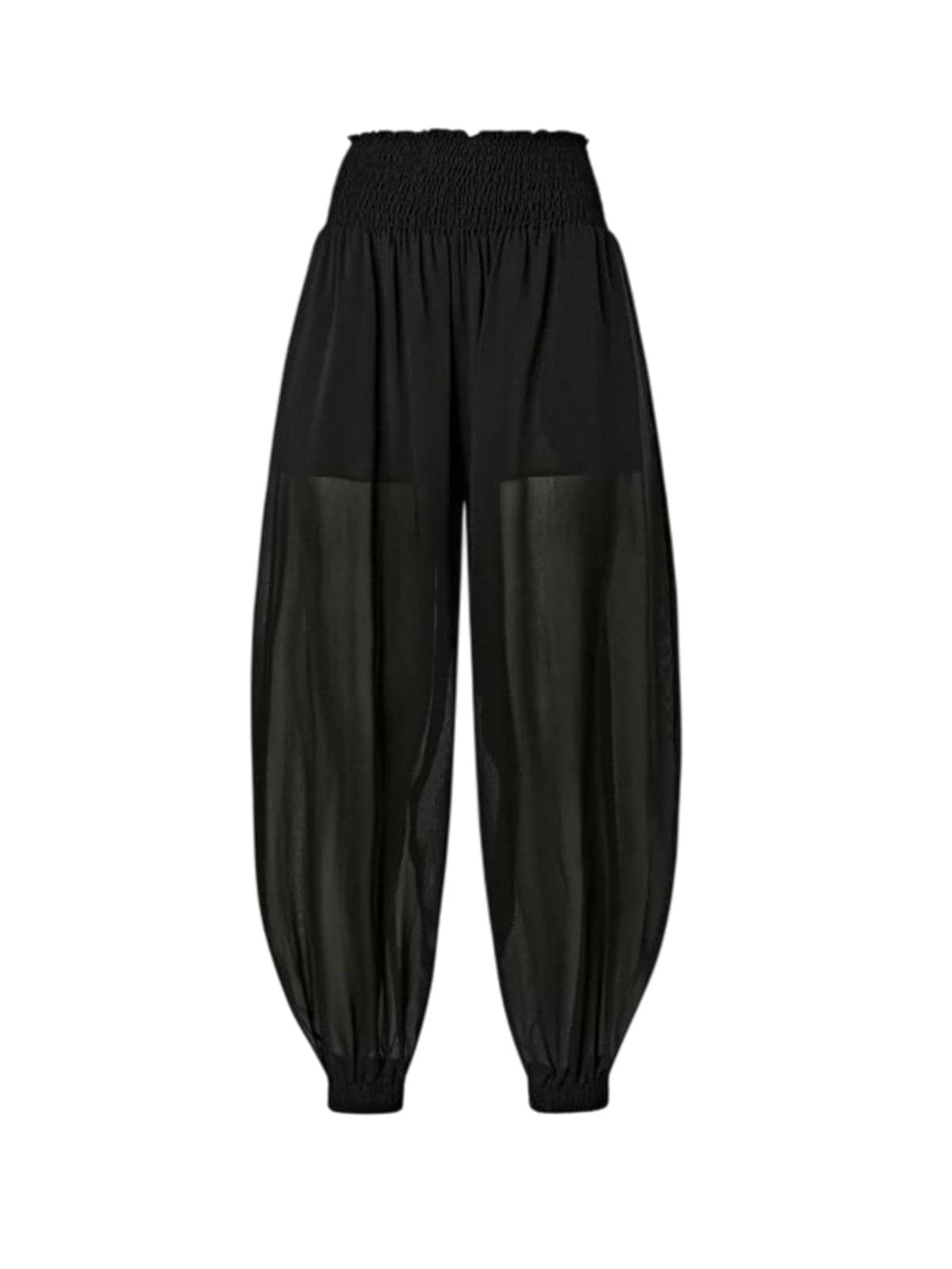 Pinko pantaloni donna pinko - bore pantalone voile viscosa - nero