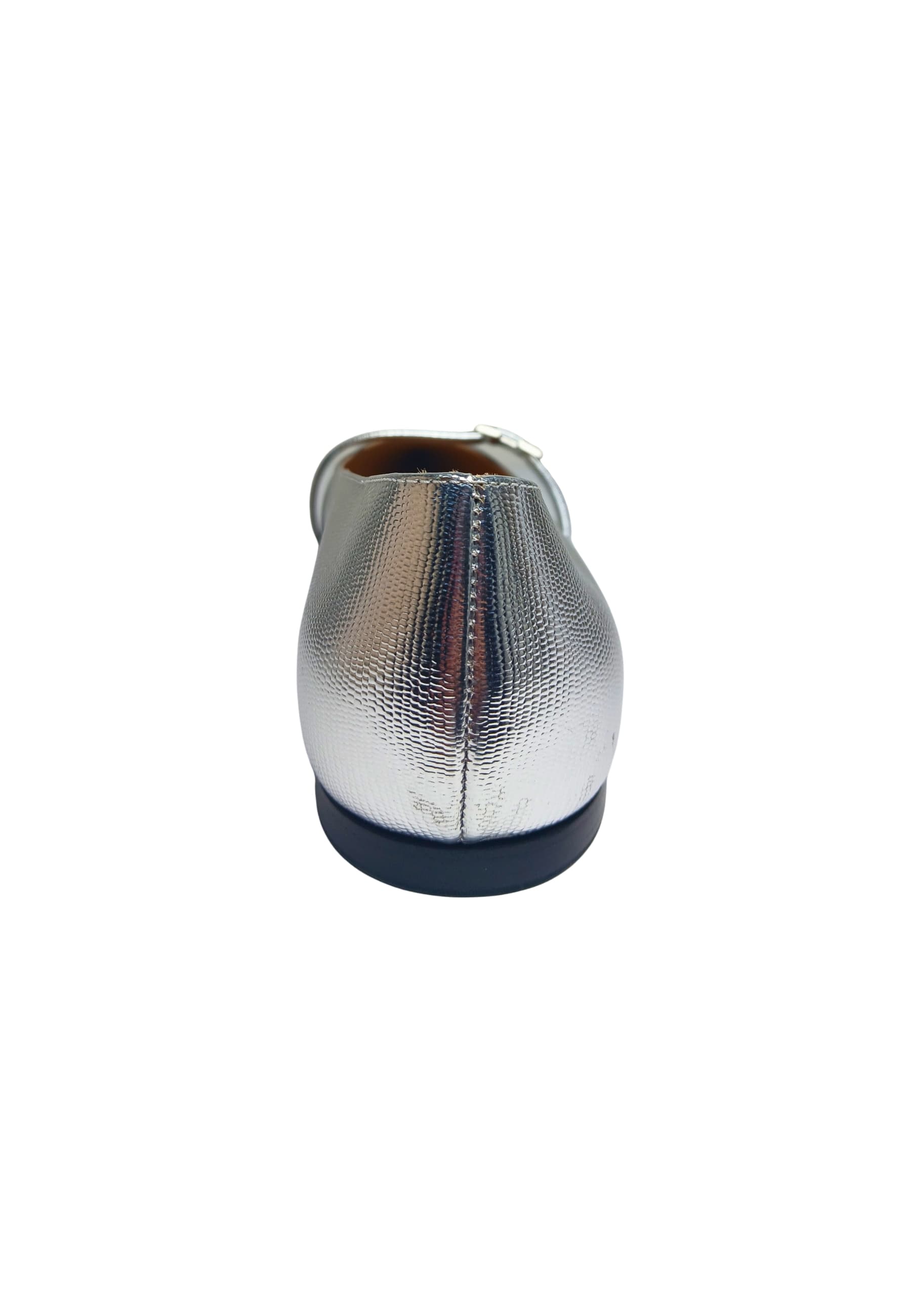 sergio rossi A95480-MMVL16-8102-C00 Sergio Rossi Donna Pelle Argento - 4