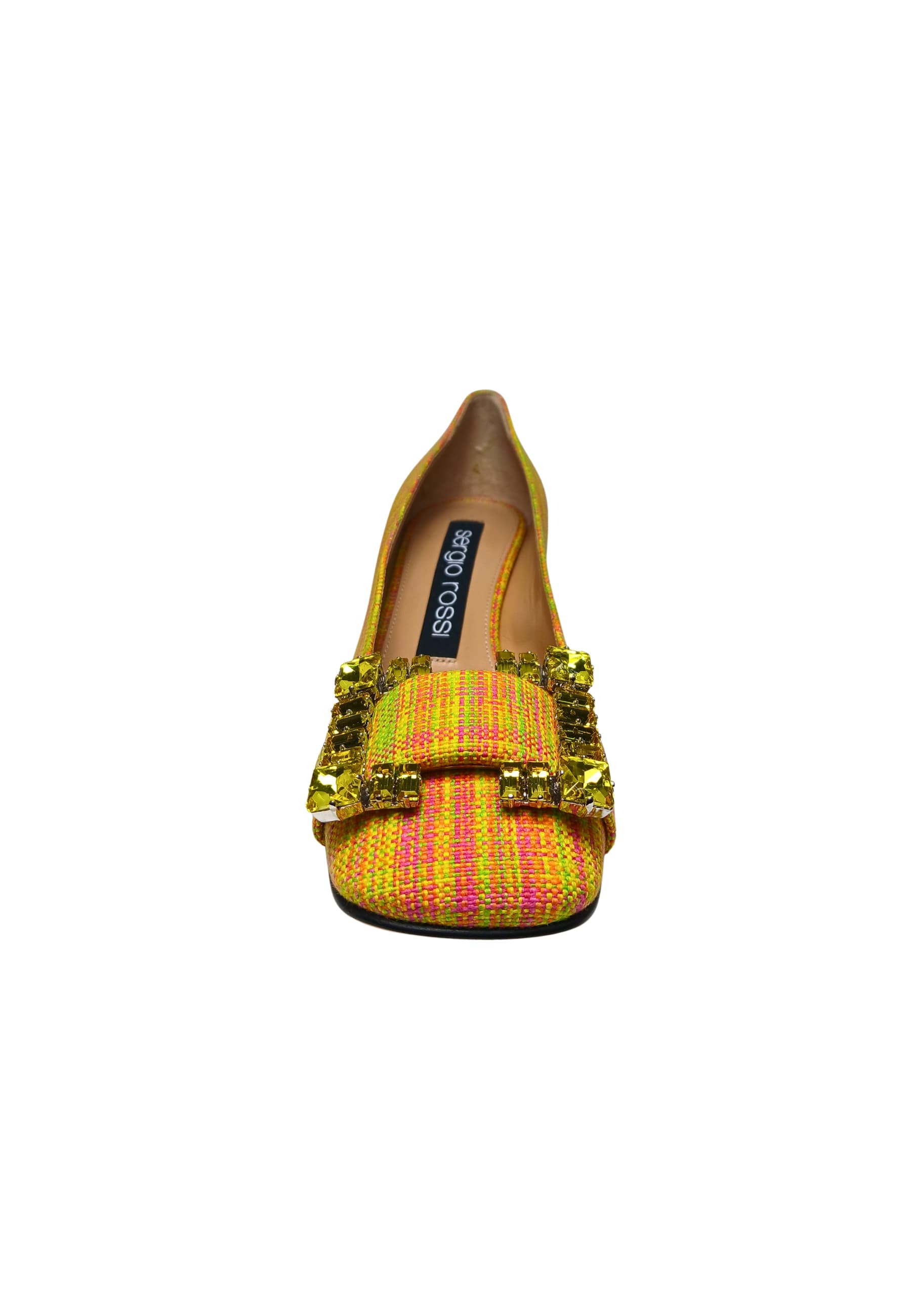 sergio rossi A92140-MTE337-7100-C00 Sergio Rossi Donna Tessuto Multicolore - 5