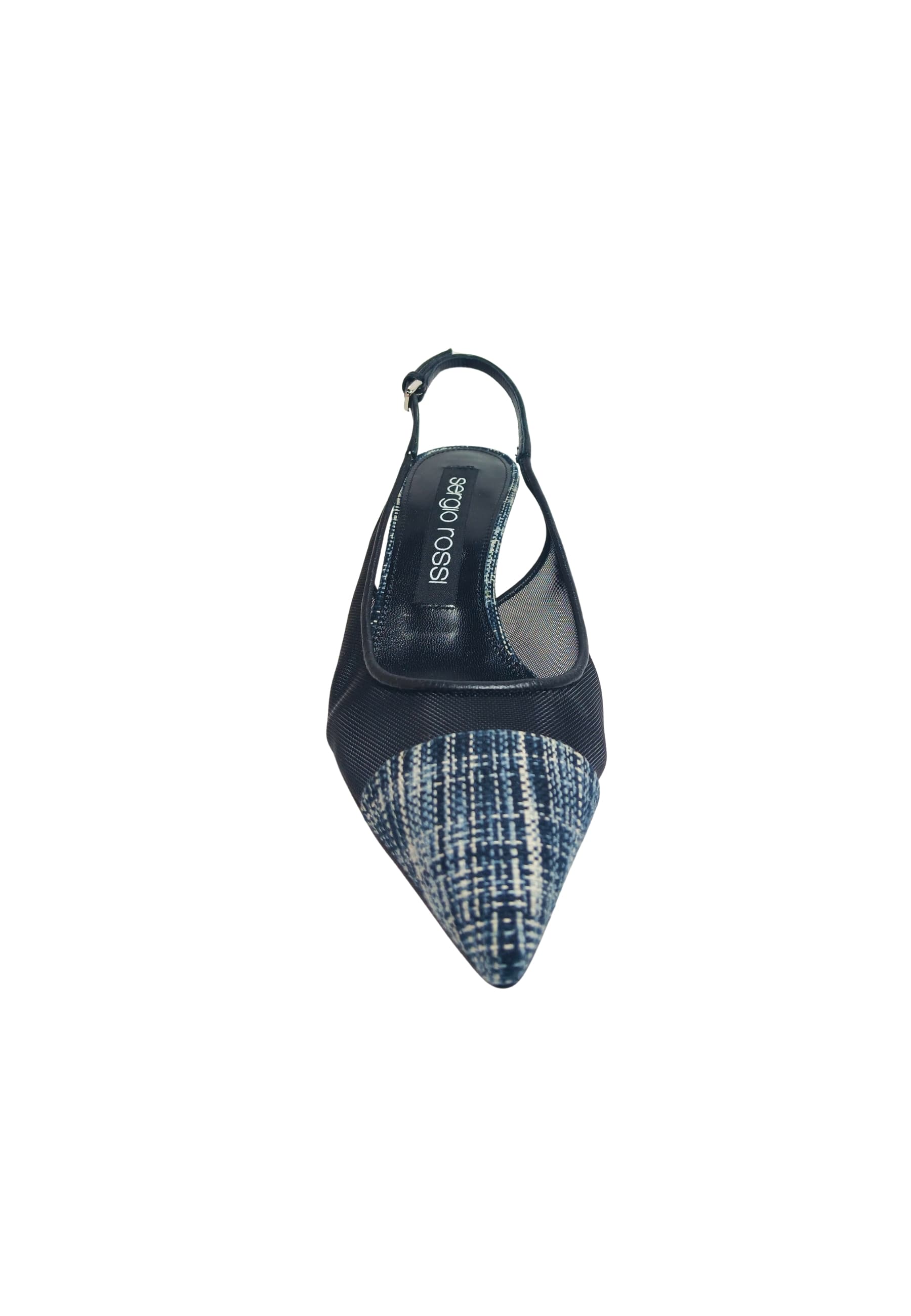 sergio rossi B01520-MFI652-1000-C00 Sergio Rossi Donna Tessuto Nero - 2