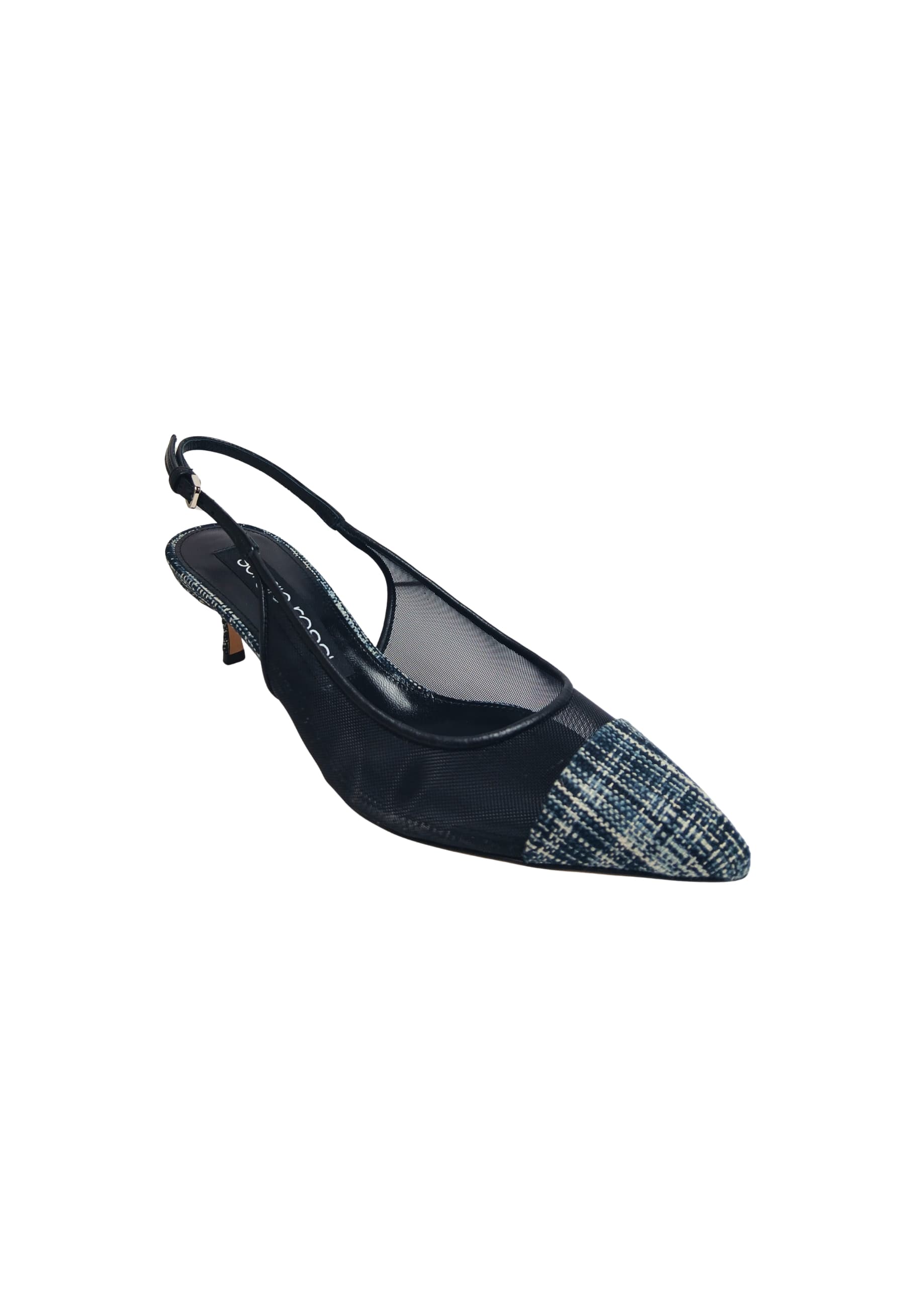 sergio rossi B01520-MFI652-1000-C00 Sergio Rossi Donna Tessuto Nero - 3