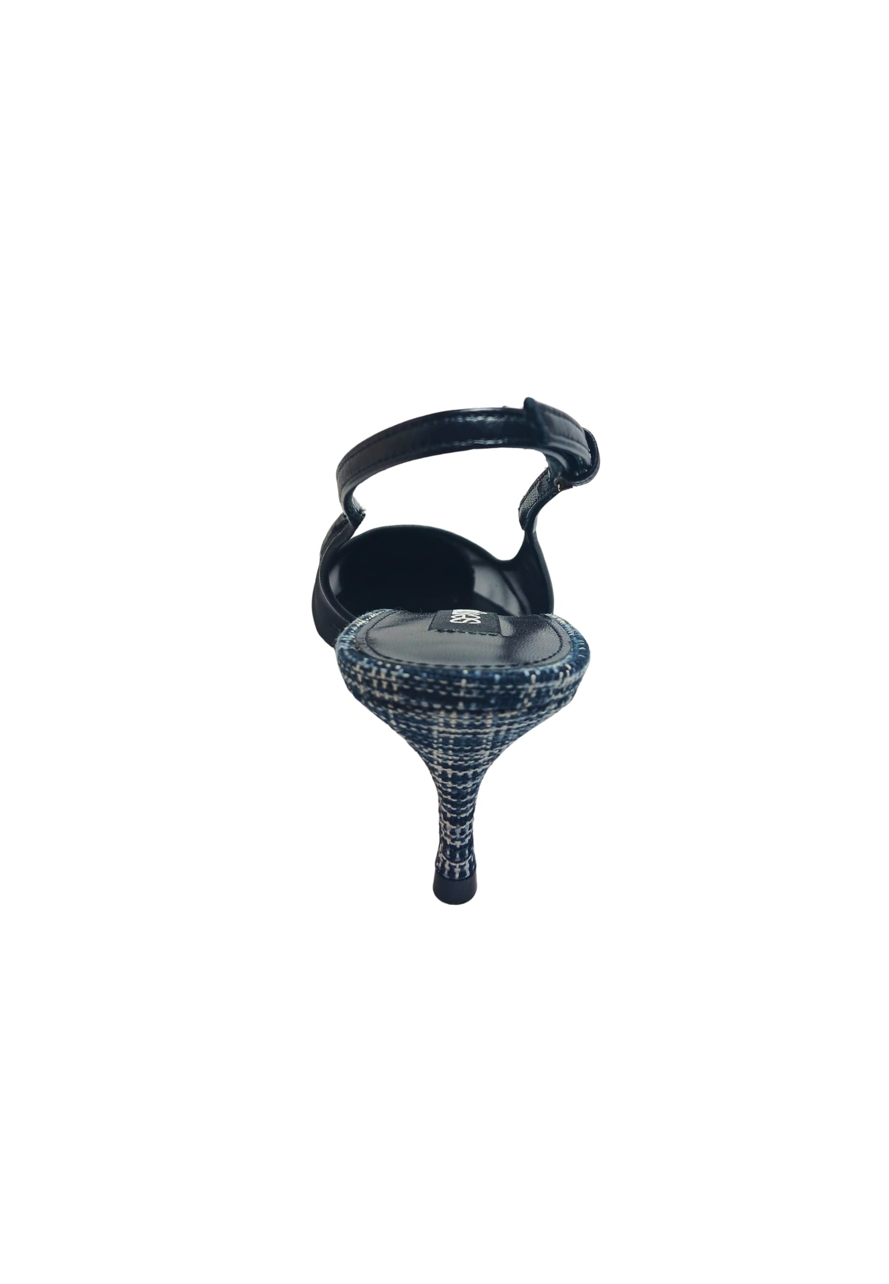sergio rossi B01520-MFI652-1000-C00 Sergio Rossi Donna Tessuto Nero - 5