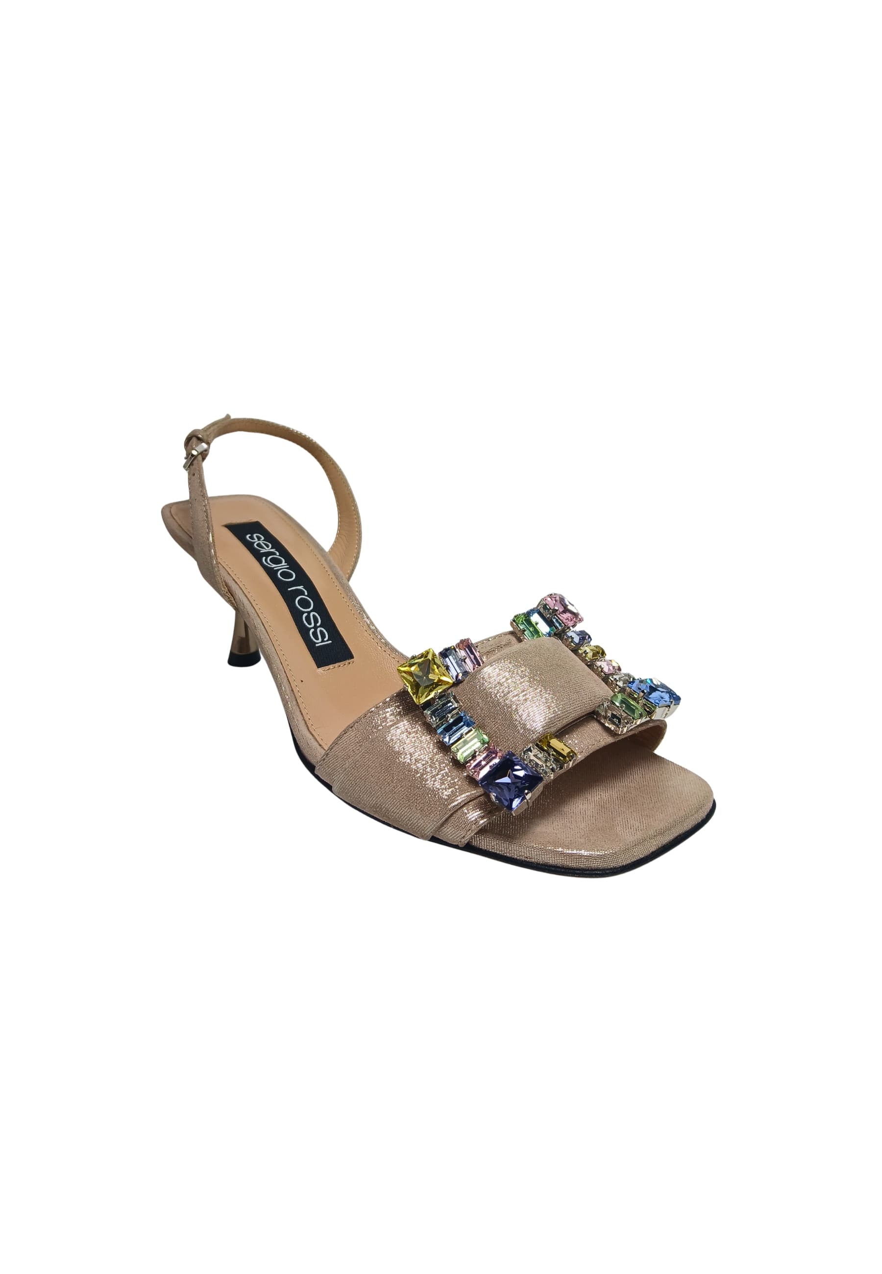 sergio rossi A98200-MCA301-2244-C00 Sergio Rossi Donna Pelle Oro - 5