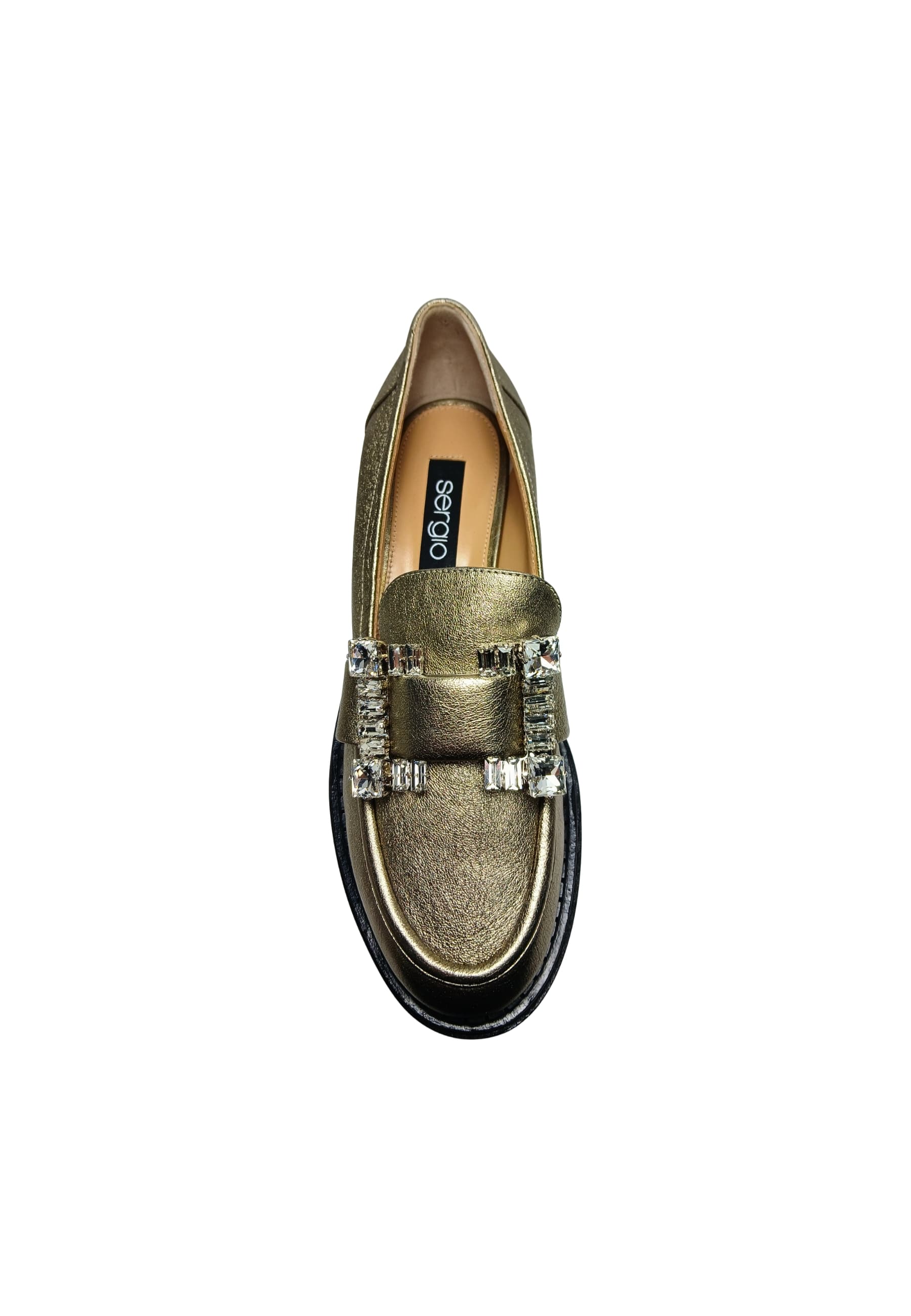 sergio rossi B00090-MNAL20-8300-470 Sergio Rossi Donna Pelle Oro - 3