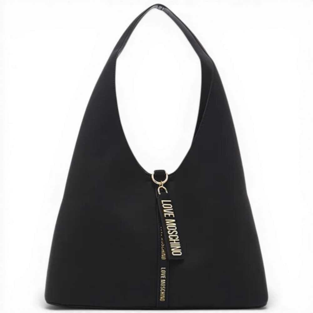 Love Moschino  Borsa a tracolla Charm Donna Nero in Eco-pelle - 2