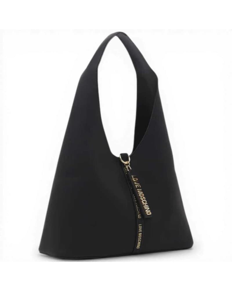 Love Moschino  Borsa a tracolla Charm Donna Nero in Eco-pelle - 5
