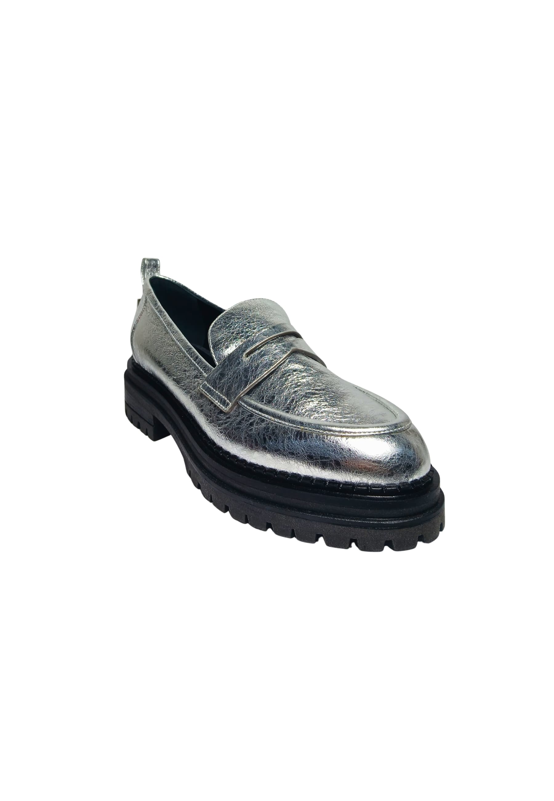 sergio rossi B00100-MINL01-8102-470 Sergio Rossi Donna Pelle Argento - 2