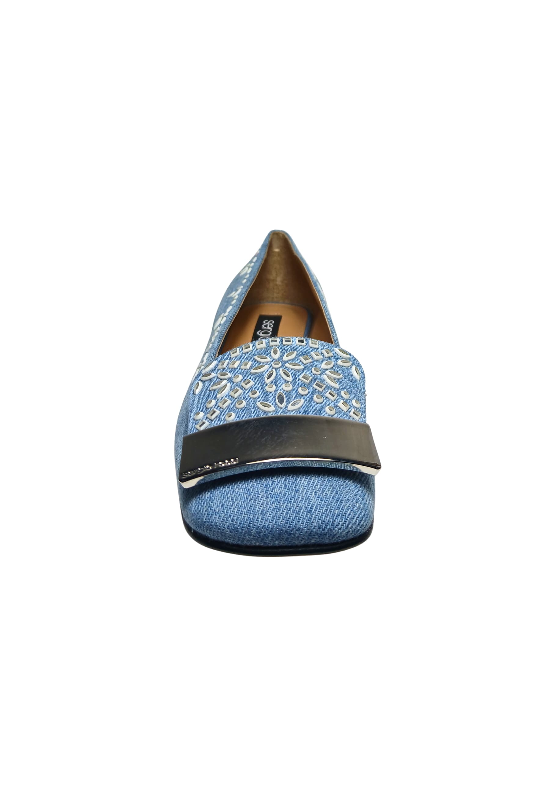 sergio rossi A83770-MFI482-4105-C00 Sergio Rossi Donna Jeans Blu - 5