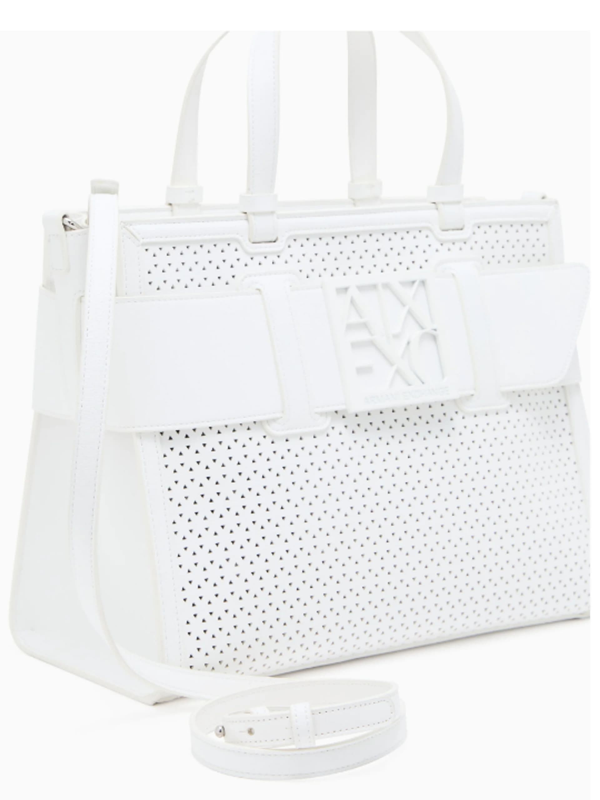 Armani Exchange Borsa Donna  XW000920AF22626-U0011 Bianco Sporco - 3