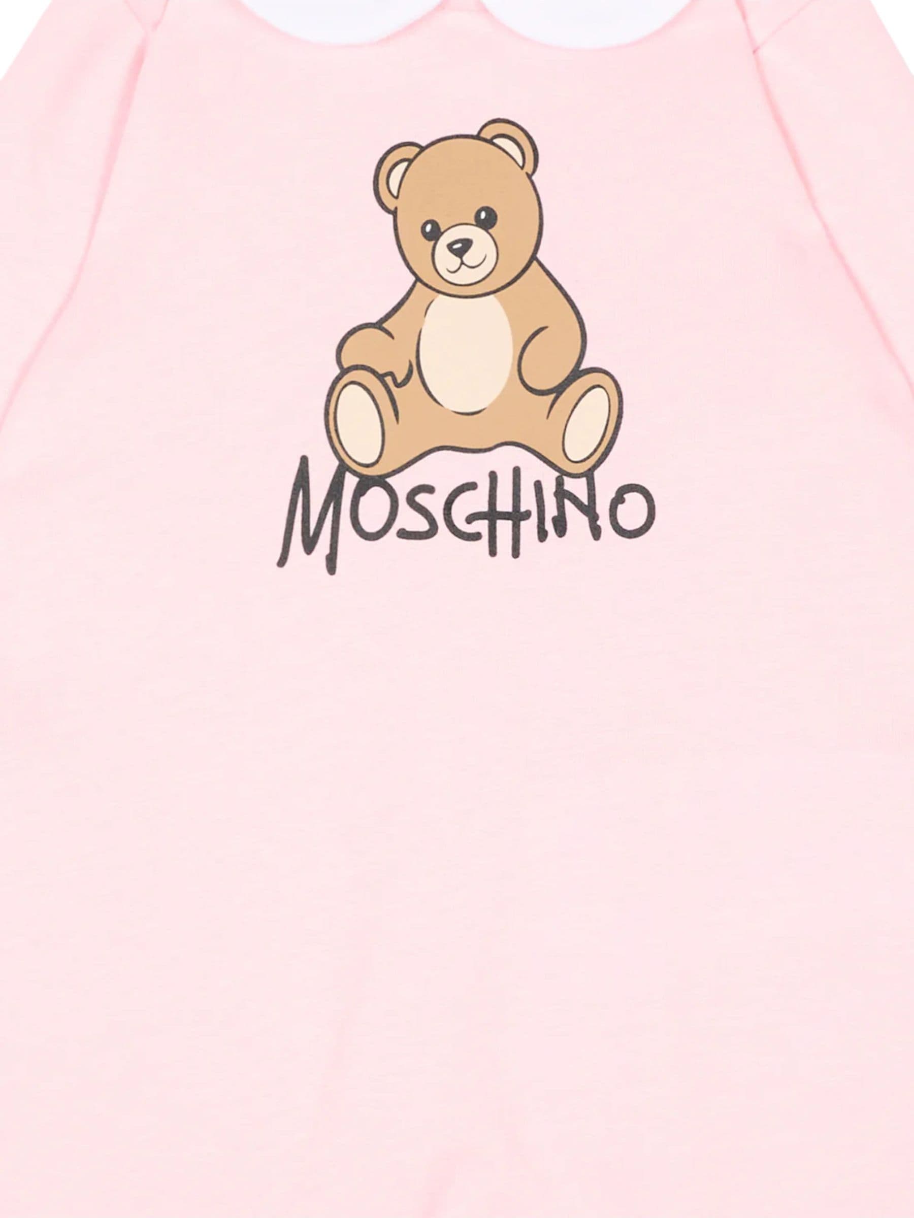 moschino Tutina Bambina Moschino M5Y037_ROSA - 3