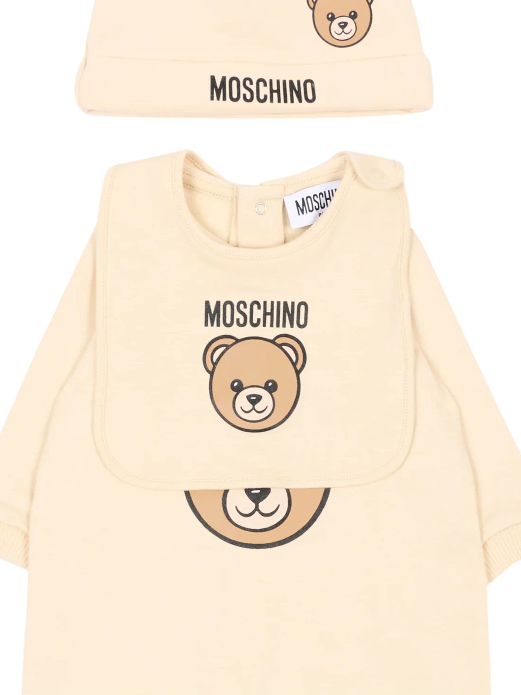 moschino Completo Bambino unisex Moschino MUY09P_BEIGE - 5