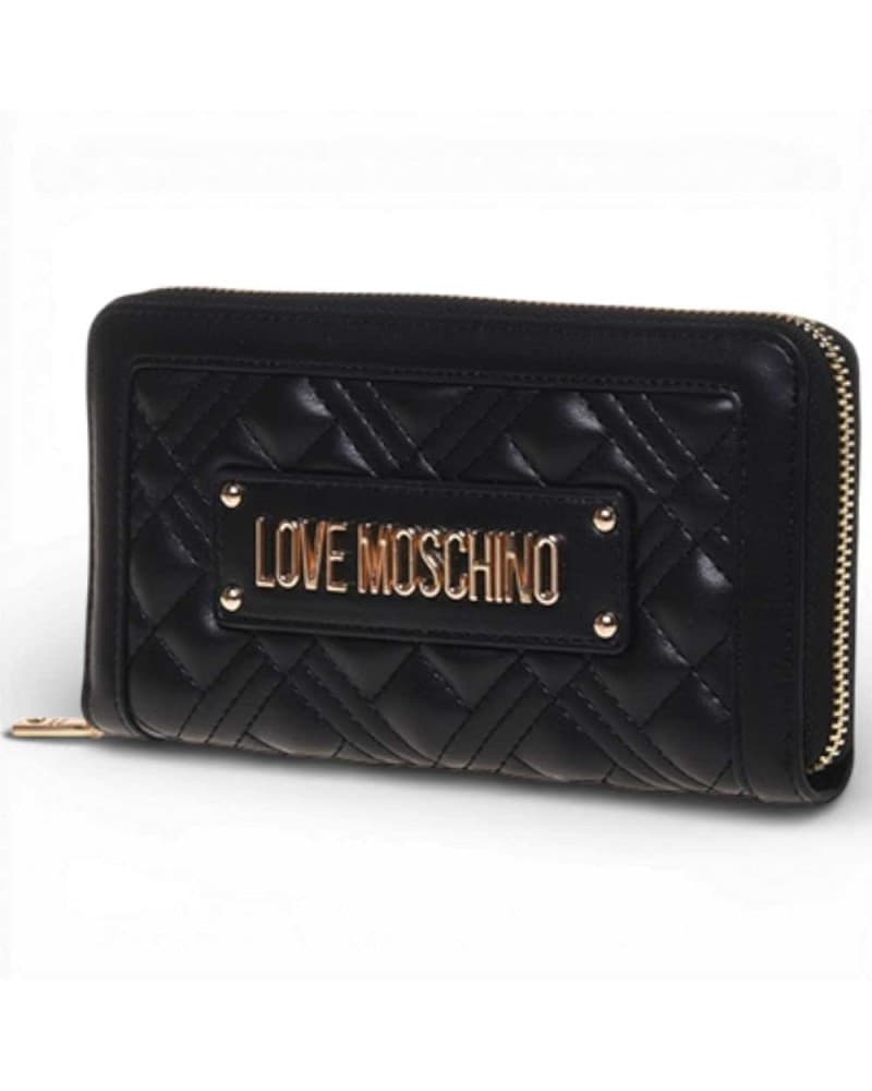 Love Moschino  Portafoglio Quilted Donna Nero in Sintetico - 3