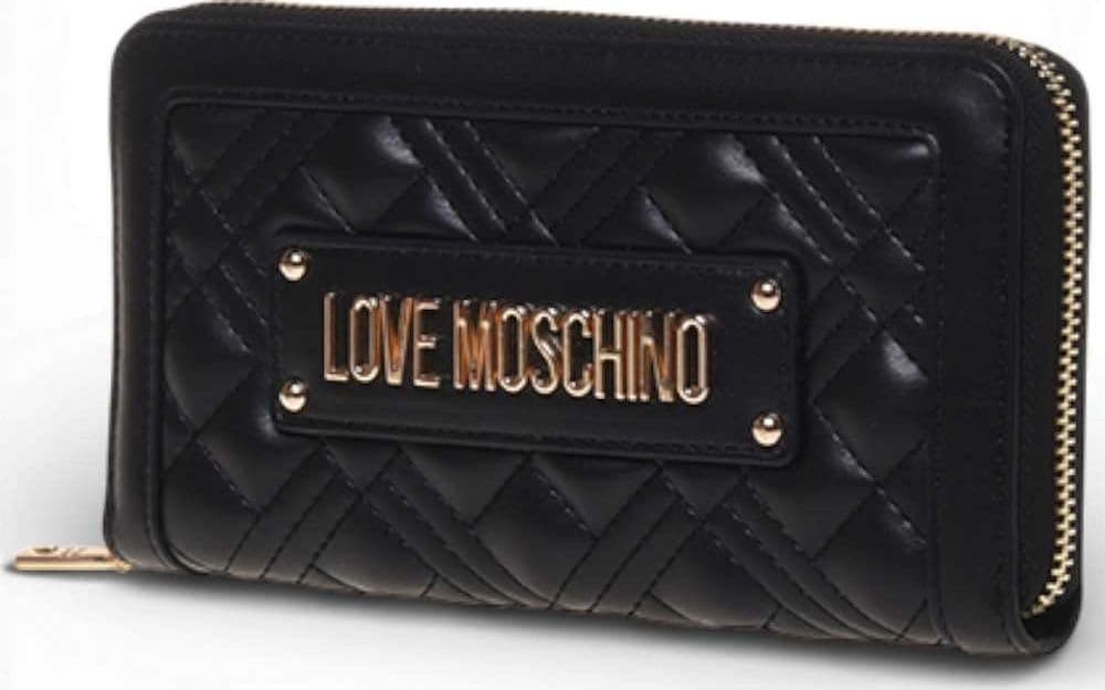 Love Moschino  Portafoglio Quilted Donna Nero in Sintetico - 4