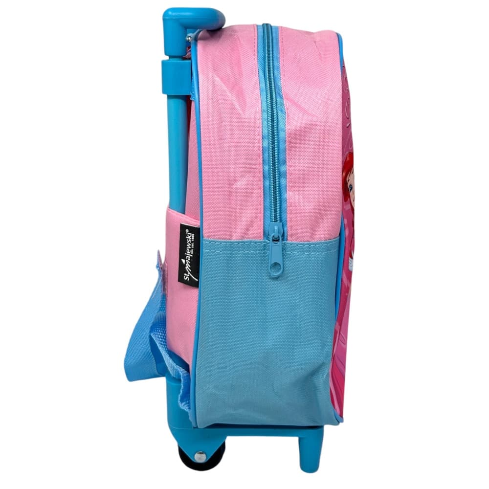 ZAINO TROLLEY STAMPA PRINCIPESSE 28CM ZAINETTO ASILO SCUOLA TEMPO LIBERO BAMBINE 673030A - 4