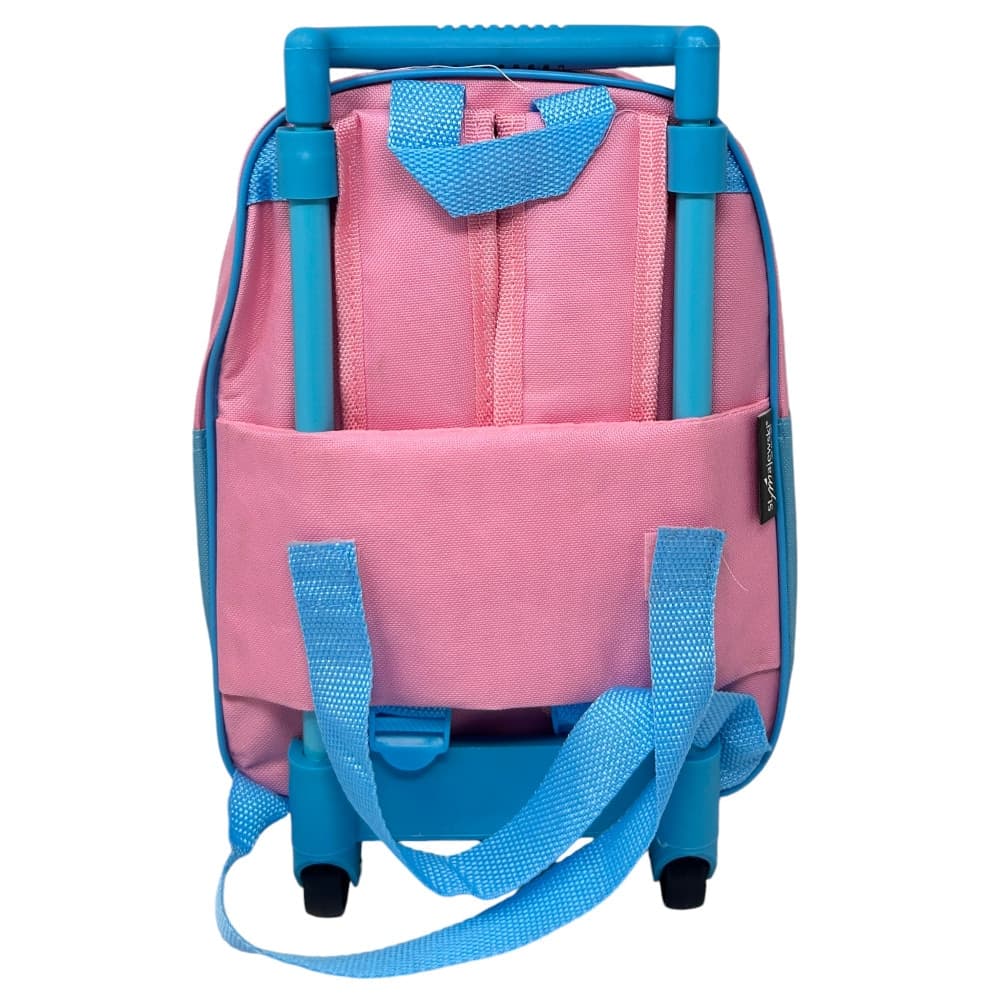 ZAINO TROLLEY STAMPA PRINCIPESSE 28CM ZAINETTO ASILO SCUOLA TEMPO LIBERO BAMBINE 673030A - 5