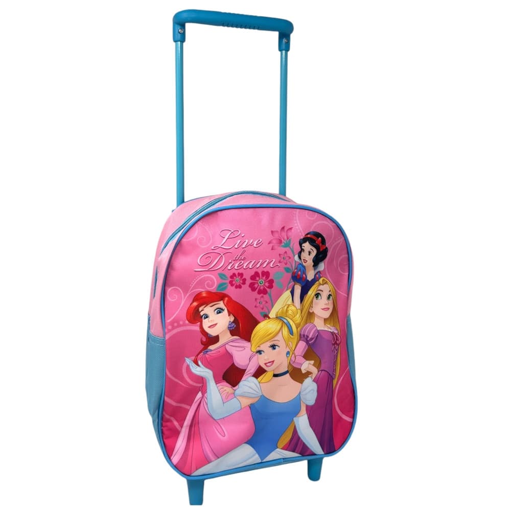 ZAINO TROLLEY STAMPA PRINCIPESSE 28CM ZAINETTO ASILO SCUOLA TEMPO LIBERO BAMBINE 673030A - 6