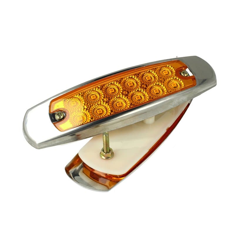 Kit Luci Fanali Arancione 24V 12V Luci Ingombro Cortesia Targa Cupola Cappa Del Camion Bus Barca Furgone M-TF2408A - 3