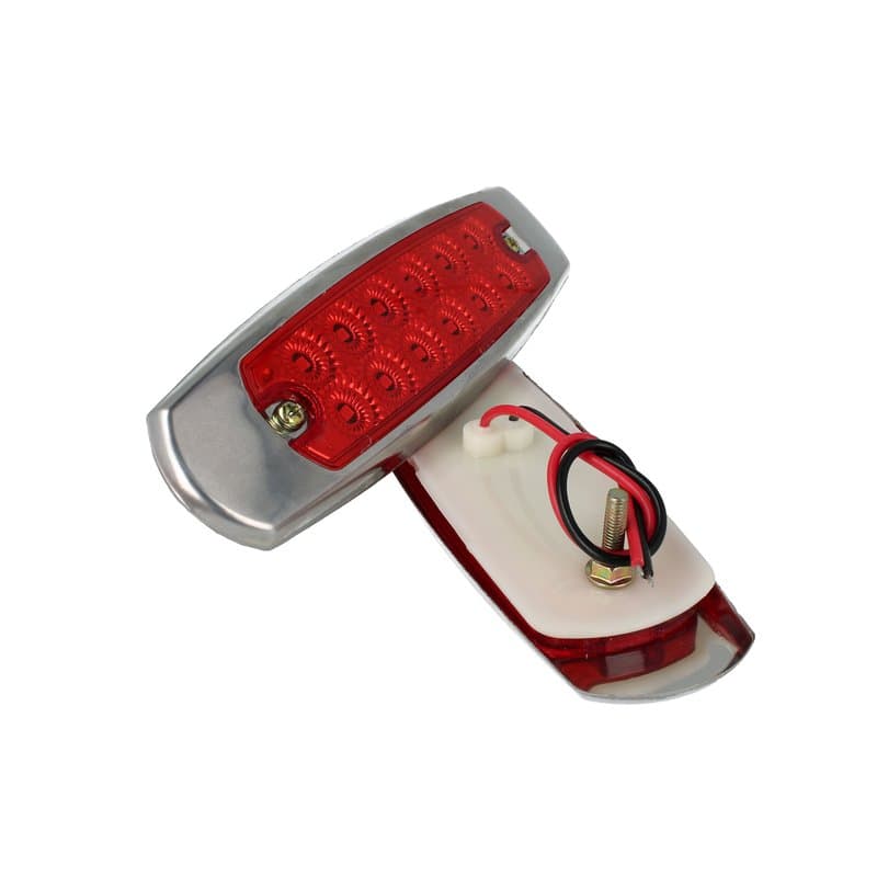 Kit Luci Fanali Rosso 24V 12V Luci Ingombro Cortesia Targa Cupola Cappa Del Camion Bus Barca Furgone M-TF2408R - 3