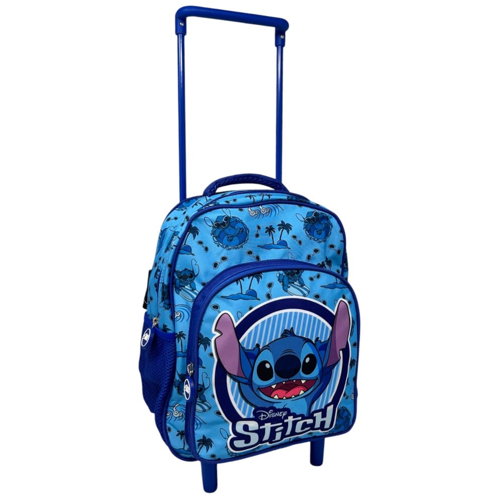 ZAINO ASILO TROLLEY STITCH CON TASCA FRONTALE 30 CM MANICO ALLUNGABILE VIAGGI 674174A - 6