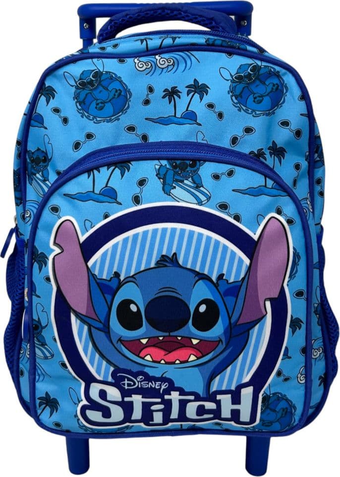 ZAINO ASILO TROLLEY STITCH CON TASCA FRONTALE 30 CM MANICO ALLUNGABILE VIAGGI 674174A - 7