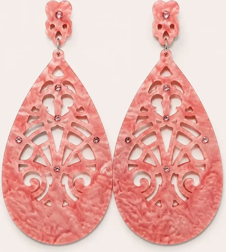 Orecchini pendenti Velvet Filigree - 2