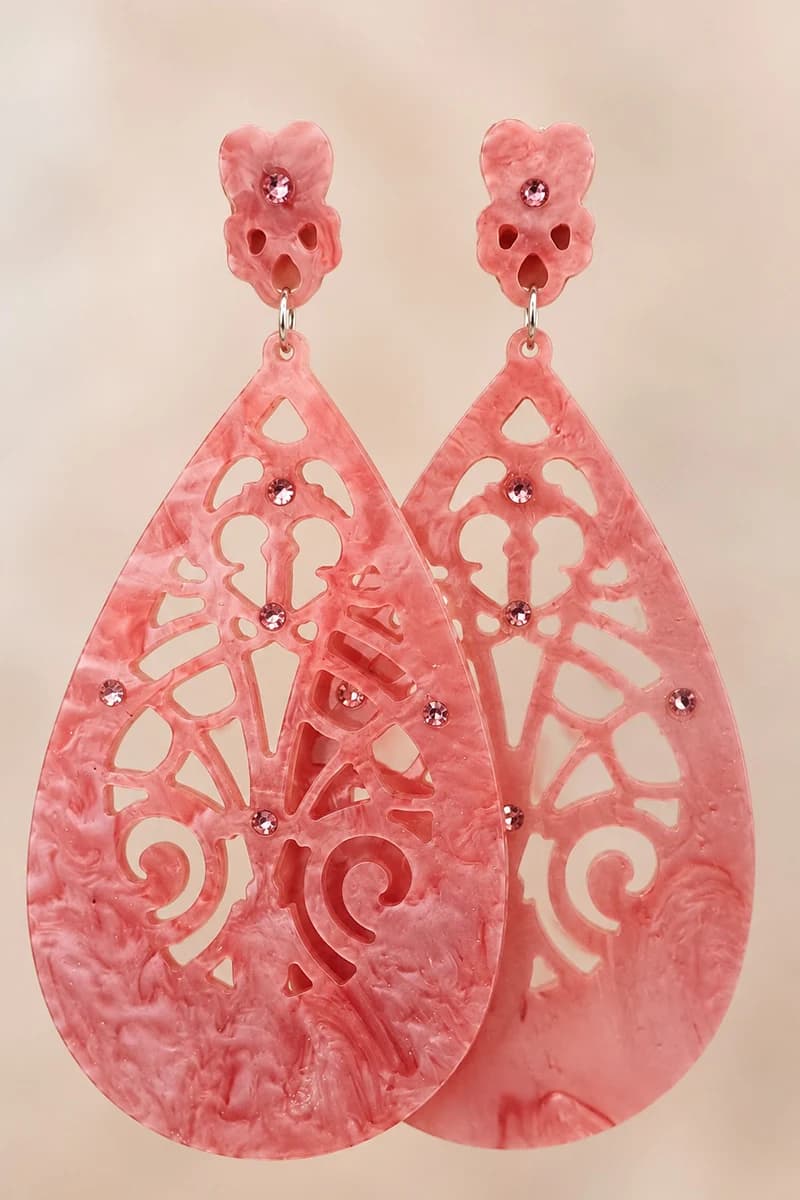 Orecchini pendenti Velvet Filigree - 3