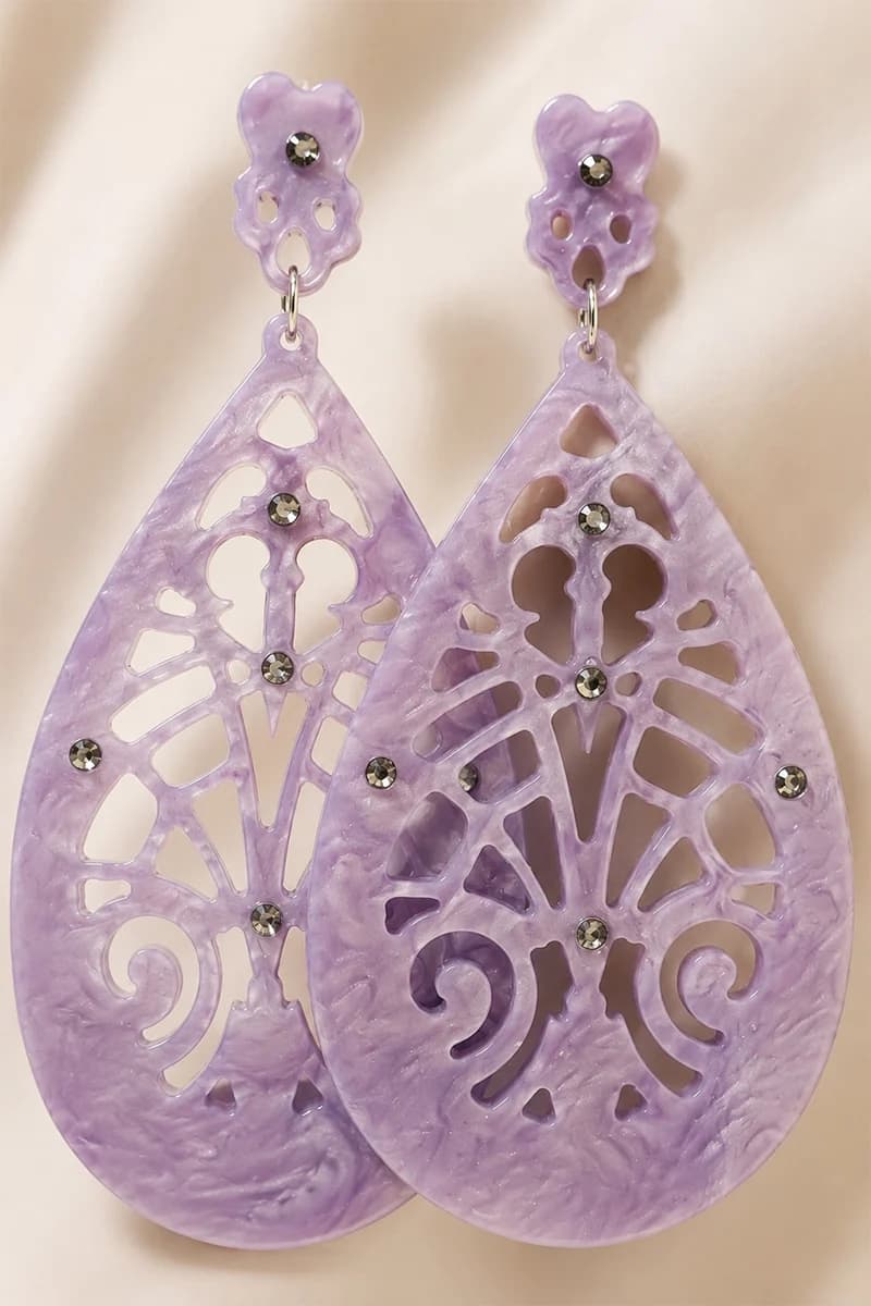 Orecchini pendenti Velvet Filigree - 3