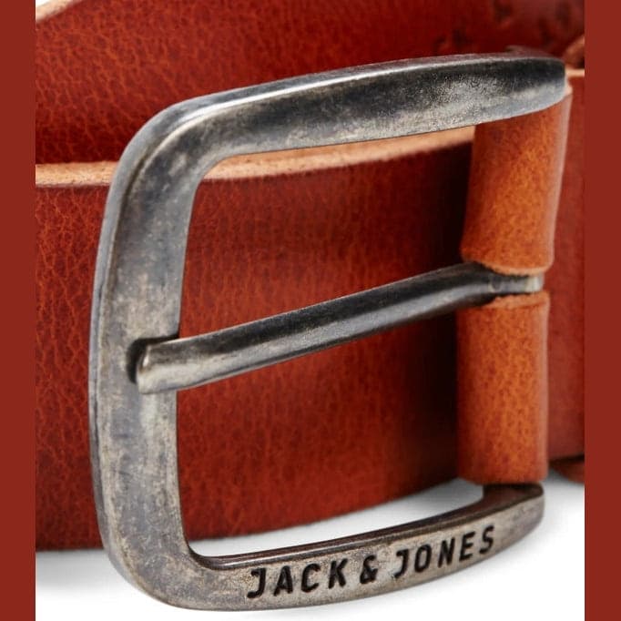 Cintura Jack & Jones Paul Leather Brown