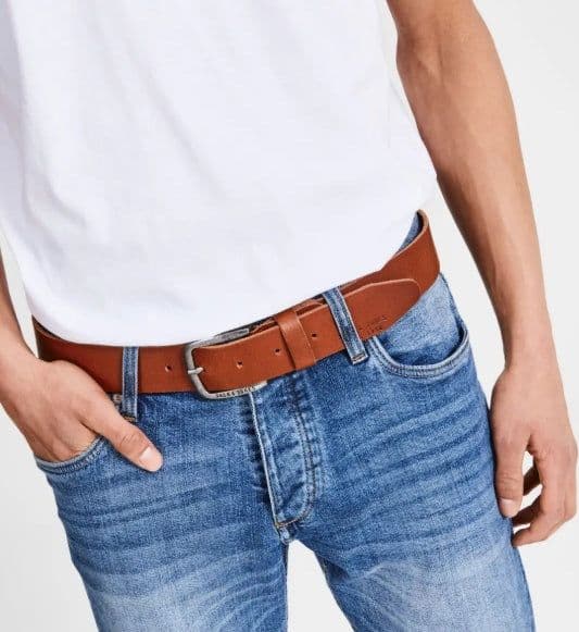 Cintura Jack & Jones Paul Leather Brown - 2