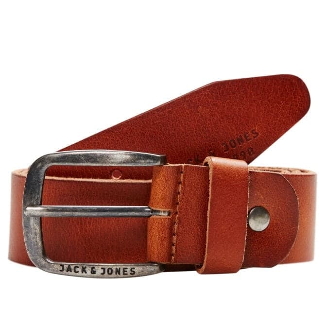 Cintura Jack & Jones Paul Leather Brown - 3