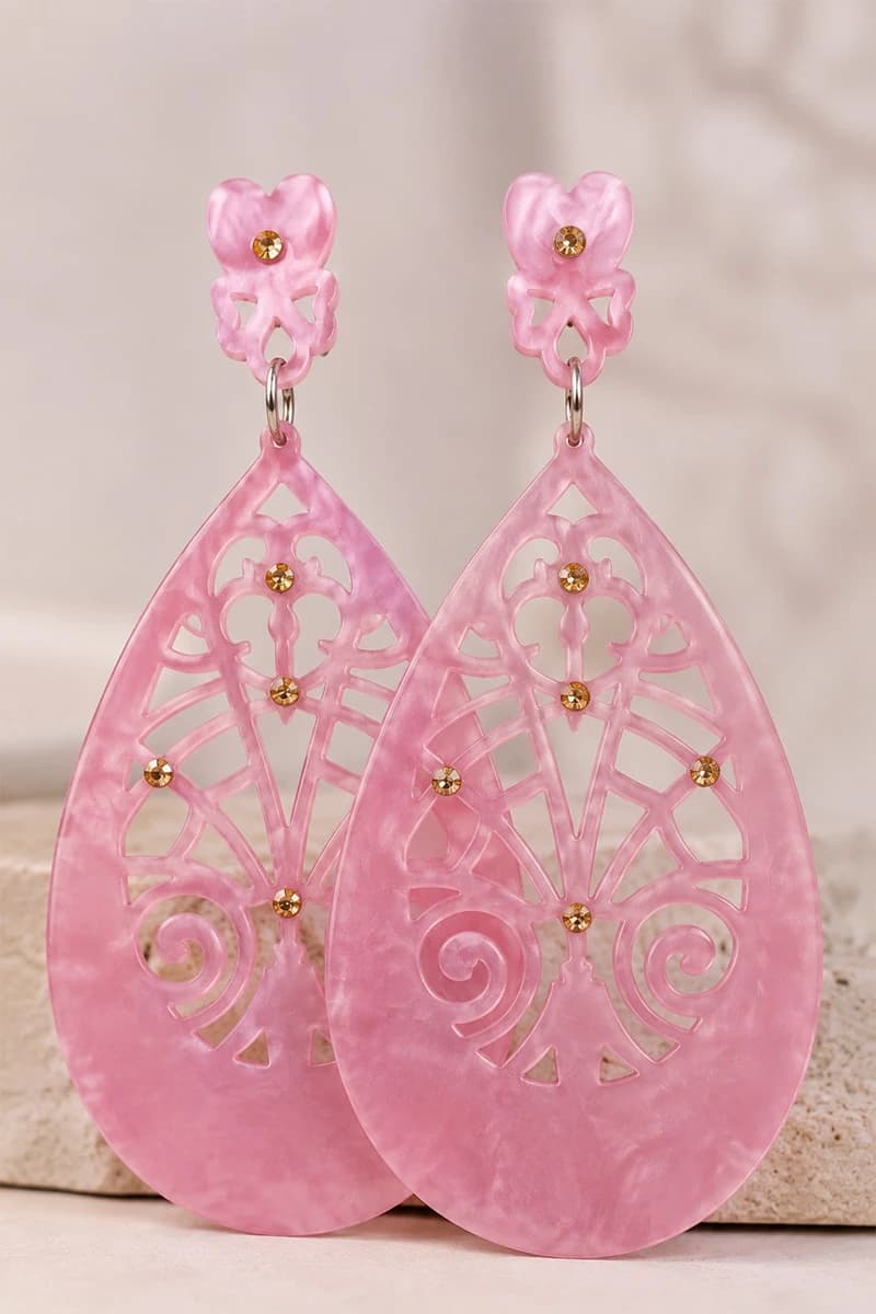 Orecchini pendenti Velvet Filigree - 3