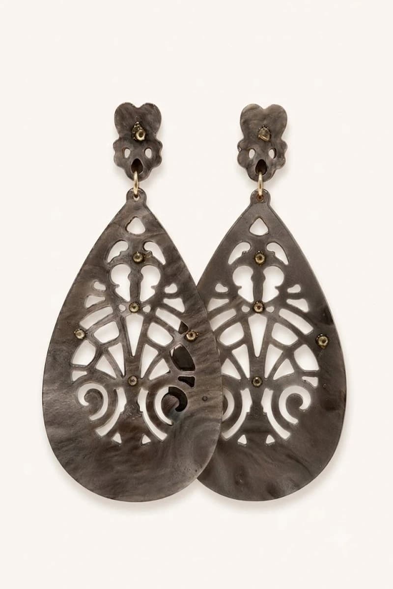 Orecchini pendenti Velvet Filigree - 2