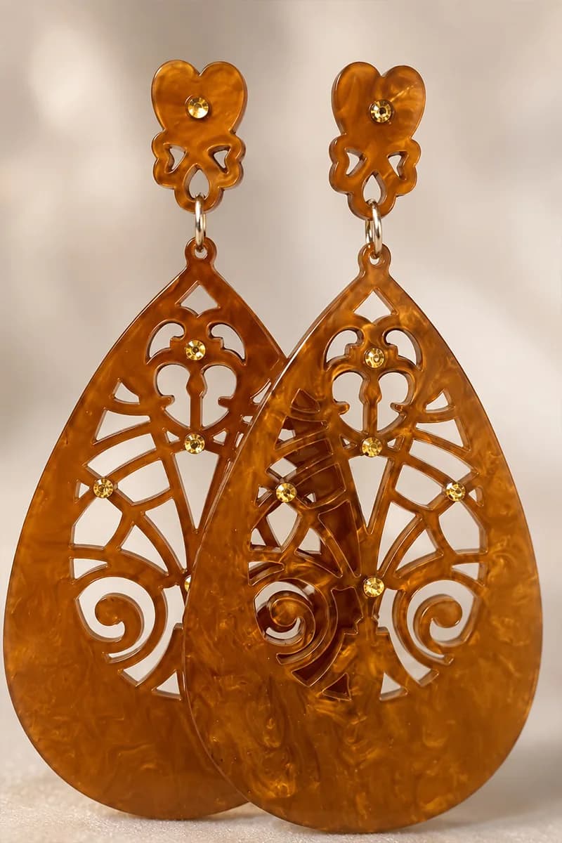 Orecchini pendenti Velvet Filigree - 3