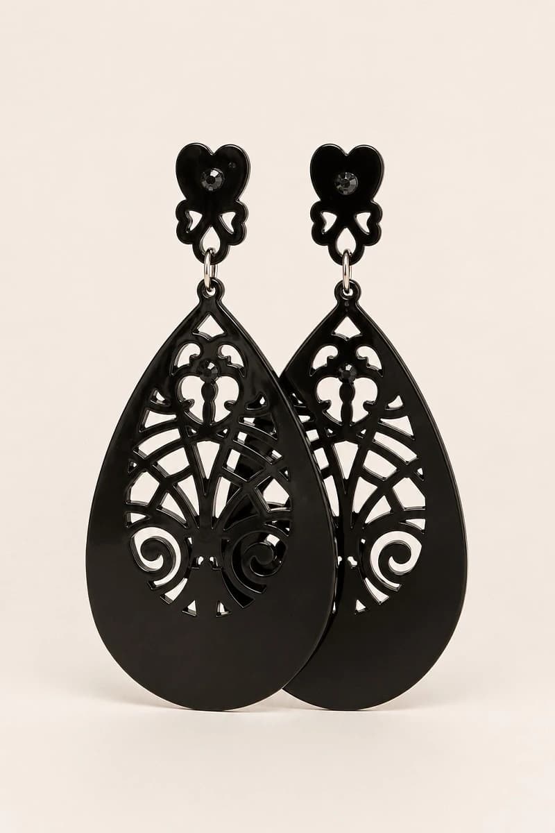 Orecchini pendenti Velvet Filigree - 2