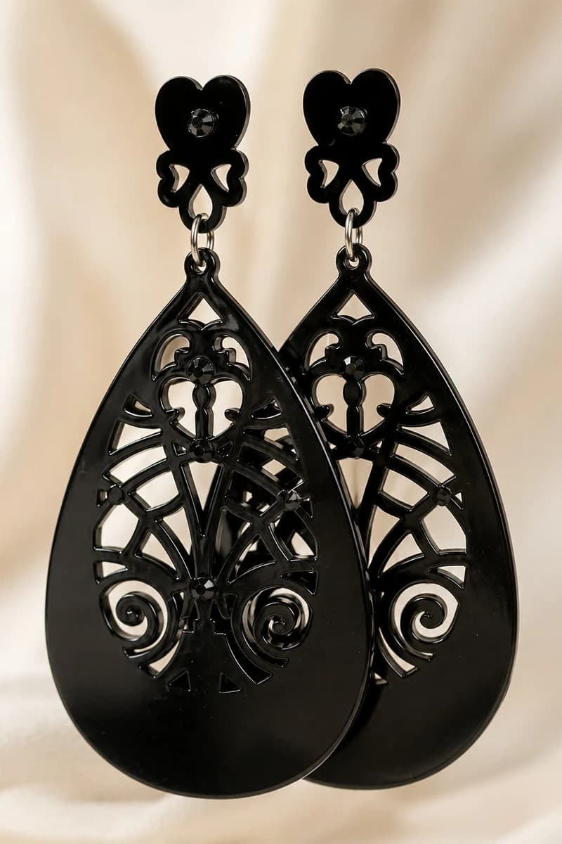 Orecchini pendenti Velvet Filigree - 3