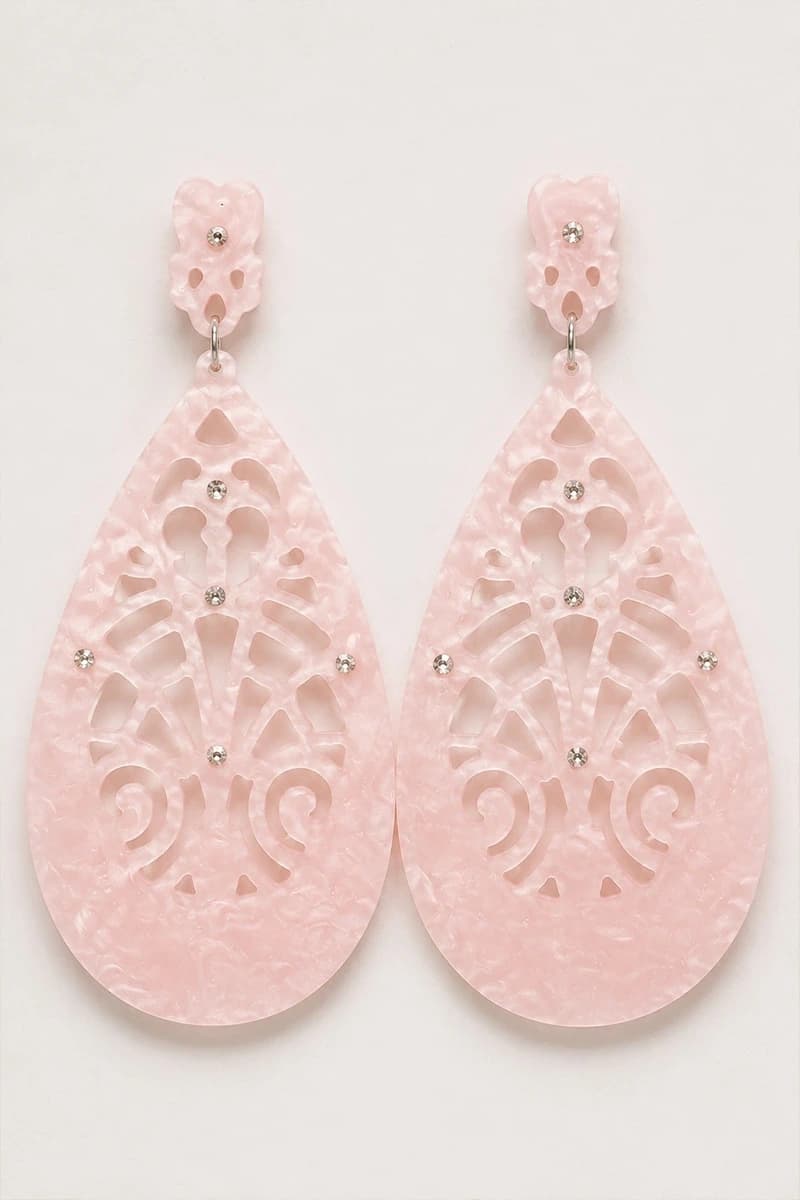 Orecchini pendenti Velvet Filigree - 2